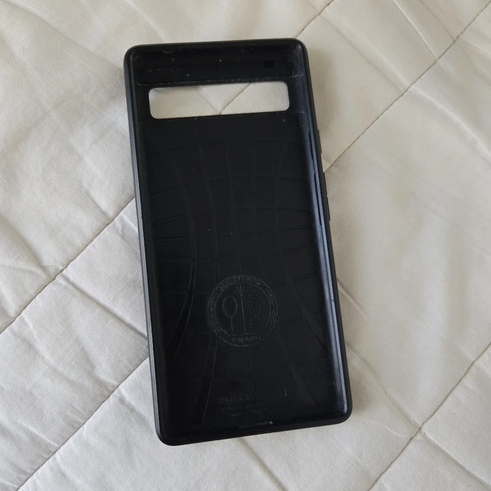 Black Google Pixel 6A Phone Protector Skin Case
